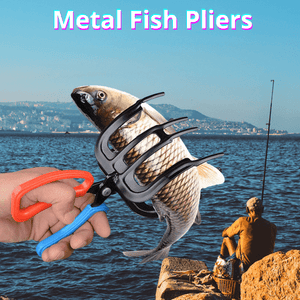 a Fishing Pliers Gripper Metal Fish Control