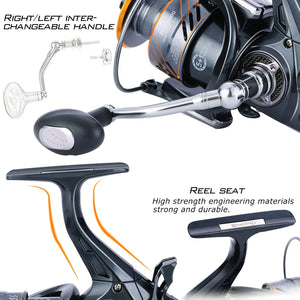 High-Performance Spinning Reel for Carp Fishing