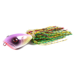 Durable plastic bait designed for attracting fish in various fishing environments