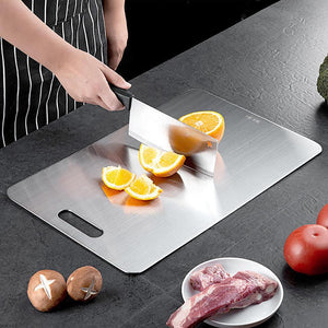 Double-Sided Titanium Camping Cutting Board