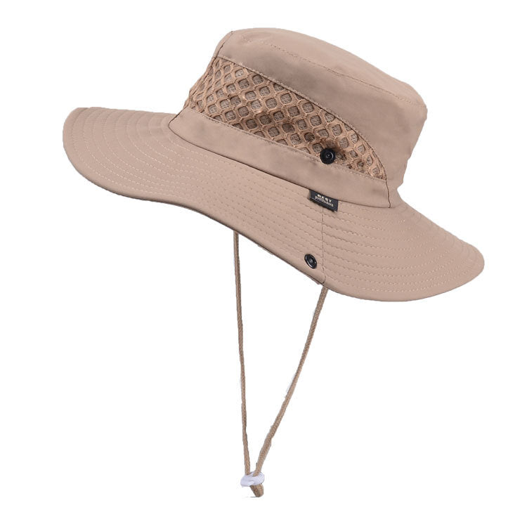 B_Men's Outdoor Foldable Sun Fishing Hat