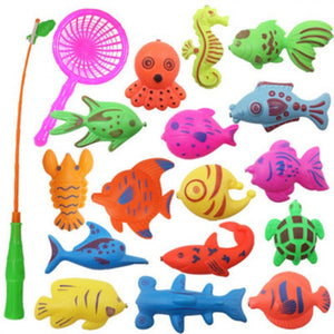 Puzzle Baby Children Fishing Toys Pool Set Magnetic