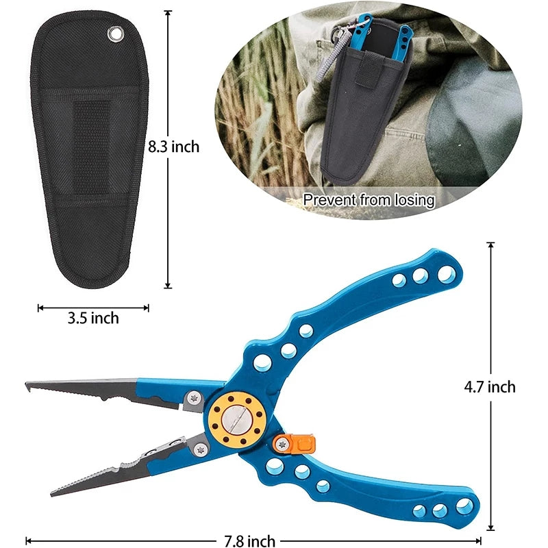 a Multifunctional stainless steel fishing pliers