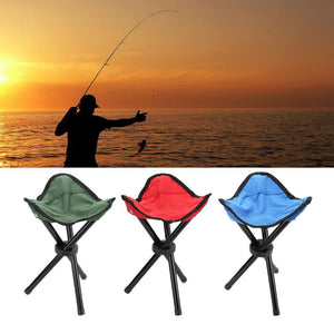 Portable folding fishing chair