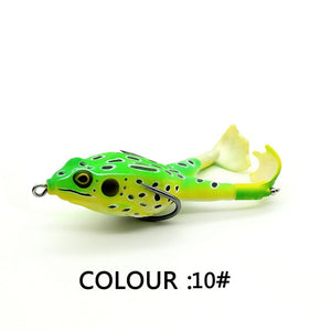 a DOUBLE PROPELLER FROG SOFT BAIT