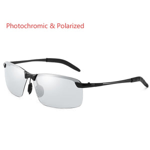 Photochromic sunglasses with polarized lens