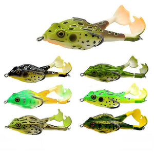 a DOUBLE PROPELLER FROG SOFT BAIT